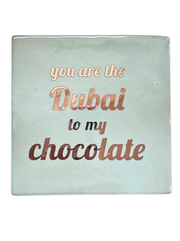 Azulejo – Chocolate de Dubái