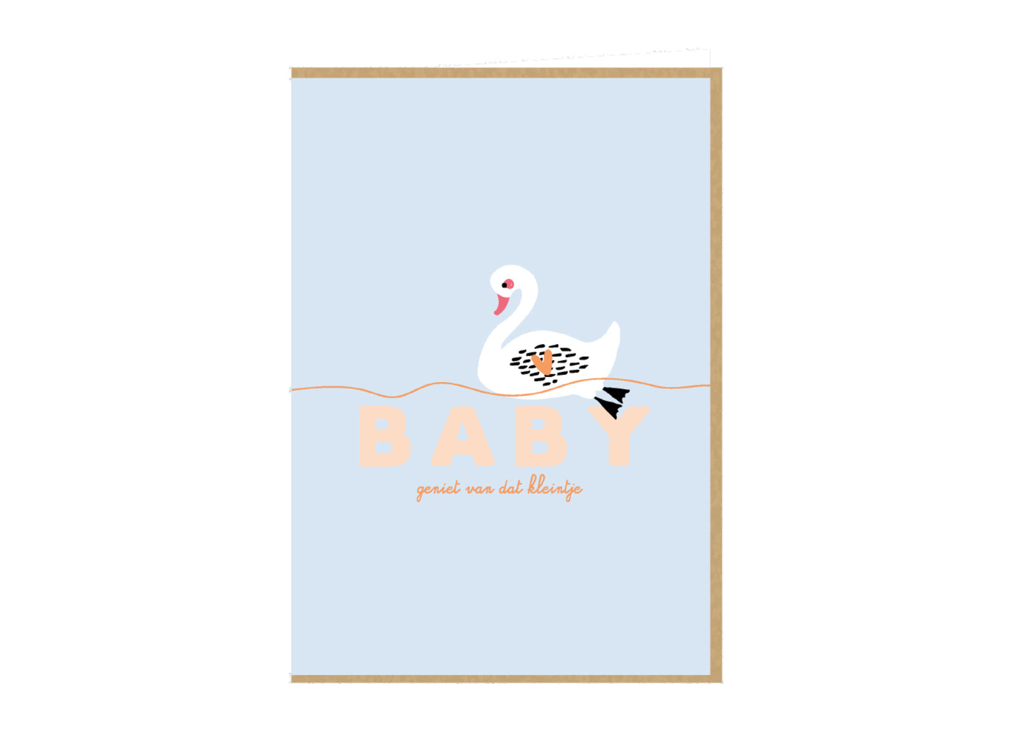 Tarjeta de felicitación – Bebé azul