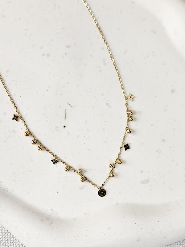 Cadena de acero inoxidable Blossom gold