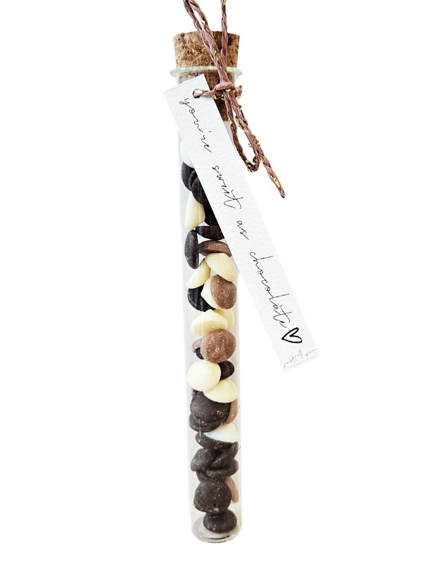 Just4You Tubo de cristal – Eres tan dulce como el chocolate
