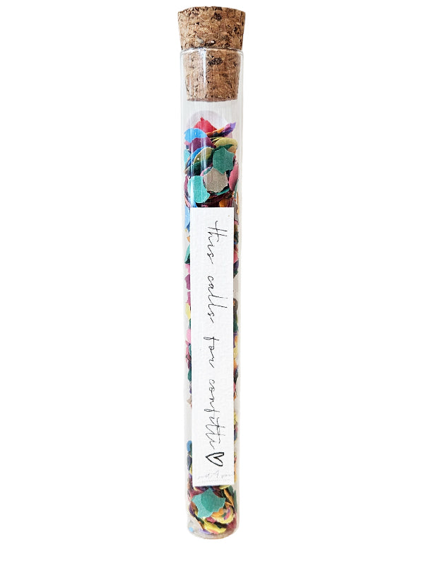 Just4You Tubo de cristal – Tu momento confeti