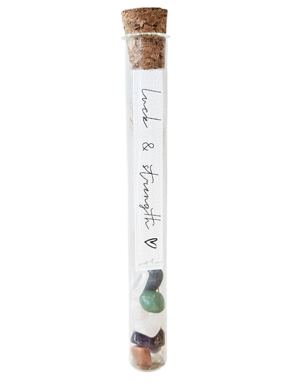 Just4You Tubo de cristal – Fuerza y buena suerte
