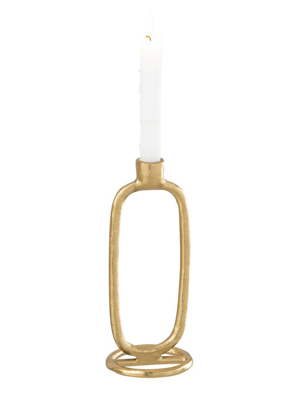 J‑Line Soporte Ovalado – Dorado | Aluminio y Acero Inoxidable