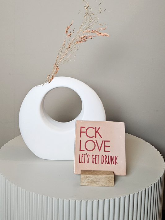 Azulejo – FCK Love | Cerámica 10x10 cm