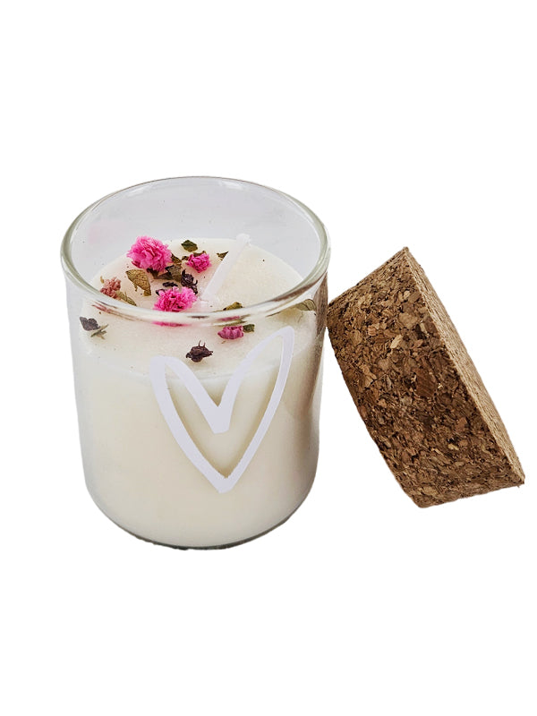 Tarro de vela con aroma a soja Just4You