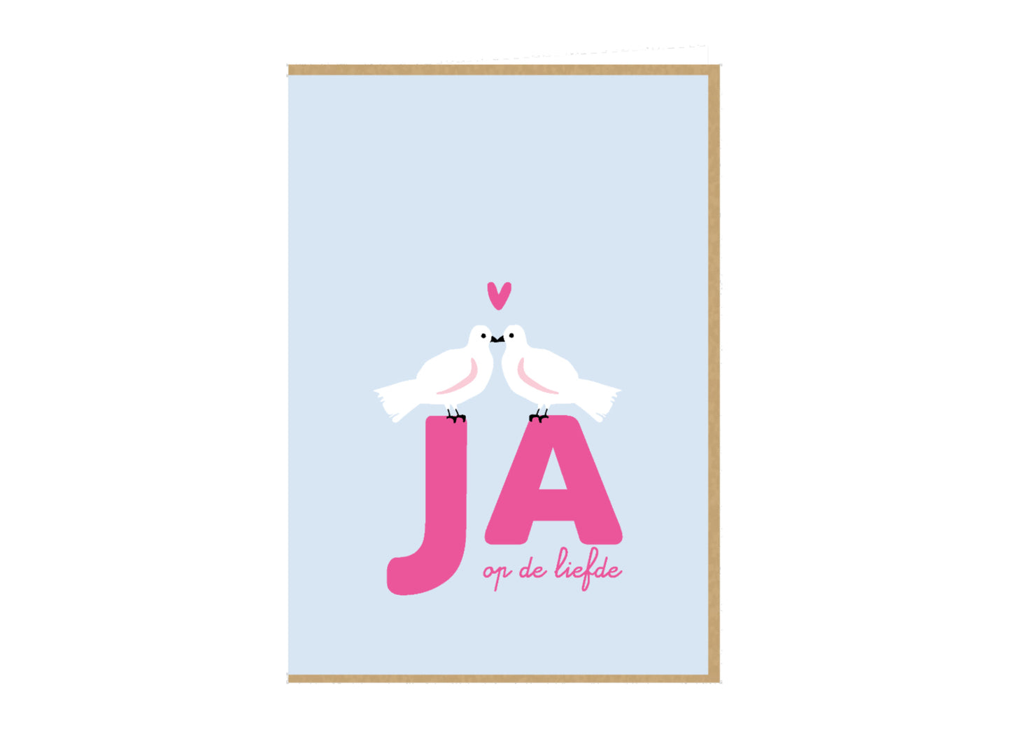 Tarjeta de felicitación – Sí al amor