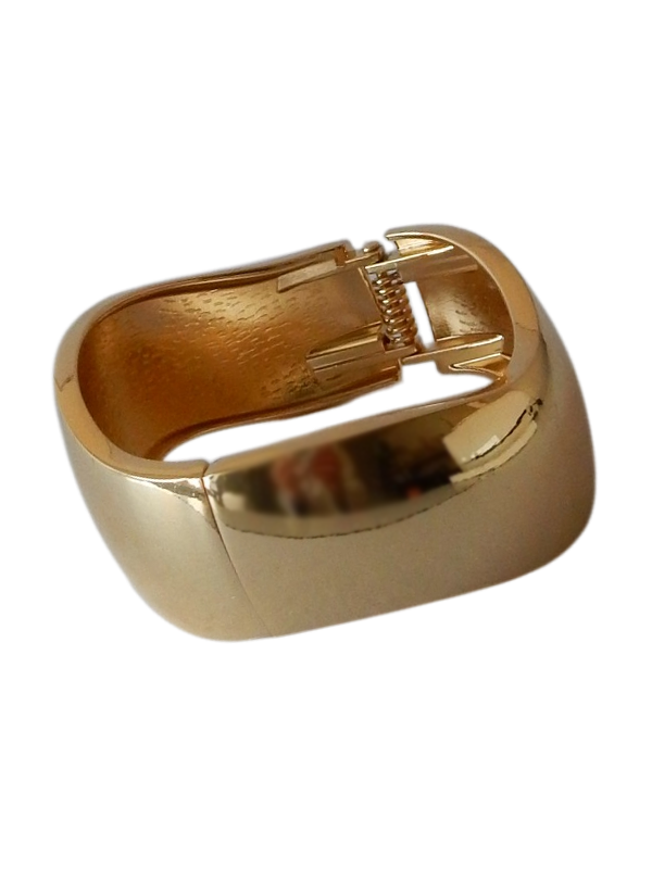 Pulsera Cuff Kani Dorada – Acero Inoxidable