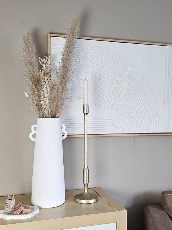 J-Line Jarrón Cónico Blanco