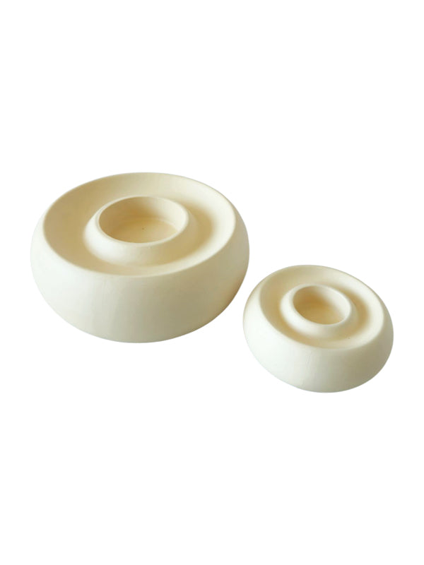 Portavelas Othoni crema 12,5 cm