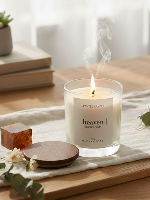 Vela Aromática de Lujo White Lotus – | Heaven | by The Olphactory