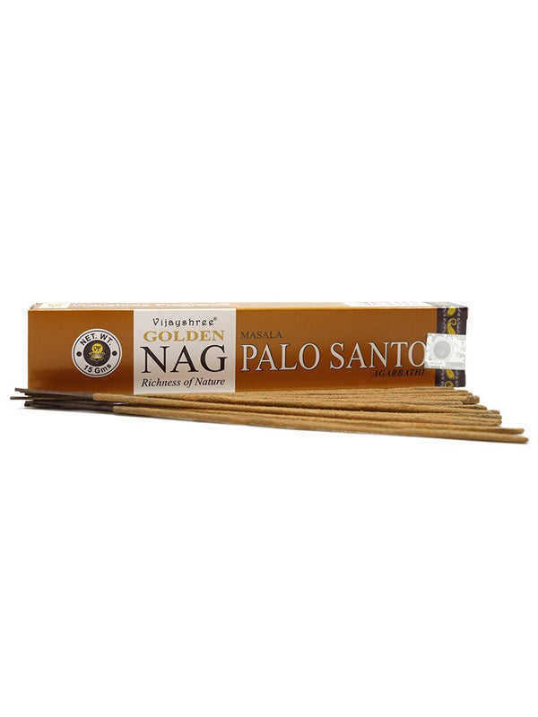 Incienso Golden Nag Palo Santo – Hecho a mano en la India
