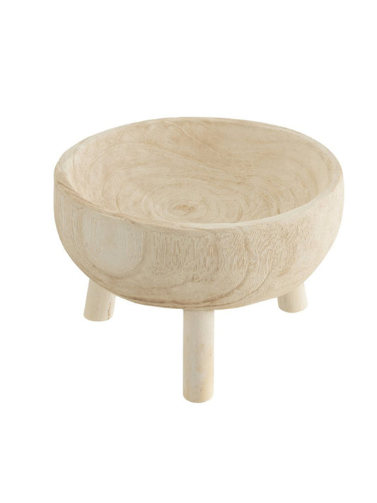 Cuenco J-Line sobre Trípode | paulownia wood