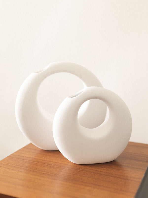 Jarrón de Cerámica Artesanal Toquio Mediano