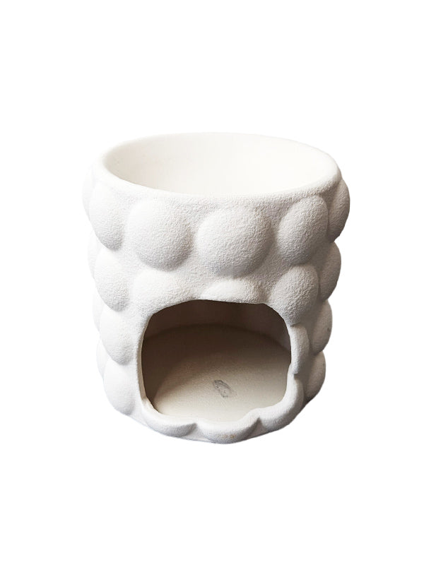 Quemador de cera Bubble - crema cerámica