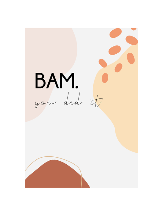 Just4You Tarjeta de forex: BAM you did it!