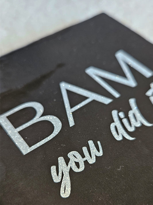 Azulejo – Bam you did it | Cerámica 10x10 cm