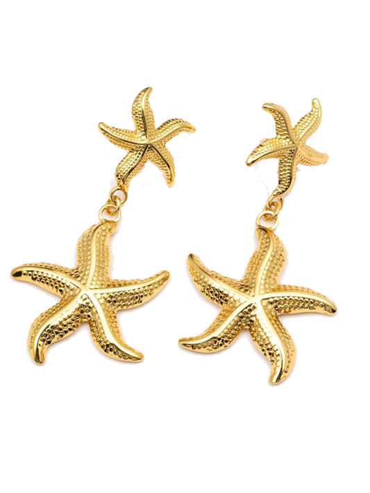 Pendientes Elin | Acero Inoxidable Premium Estrella de Mar