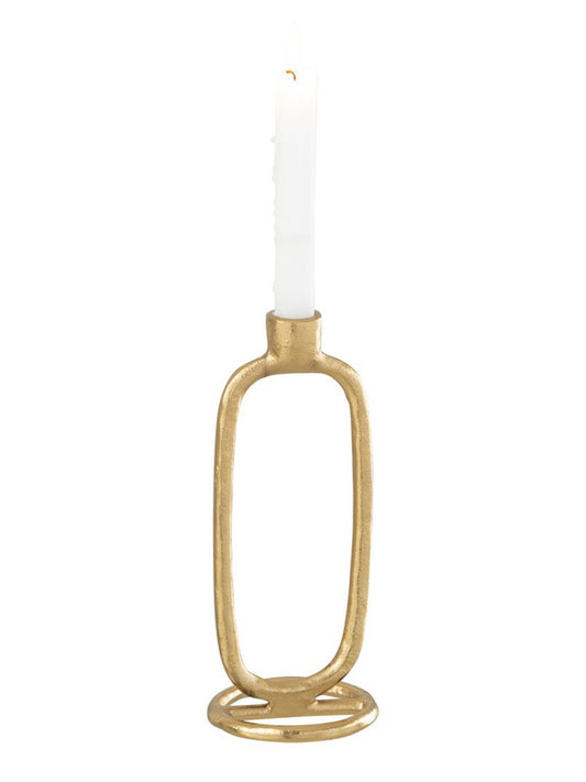 J-Line Candelabro Ovalado | matte gold