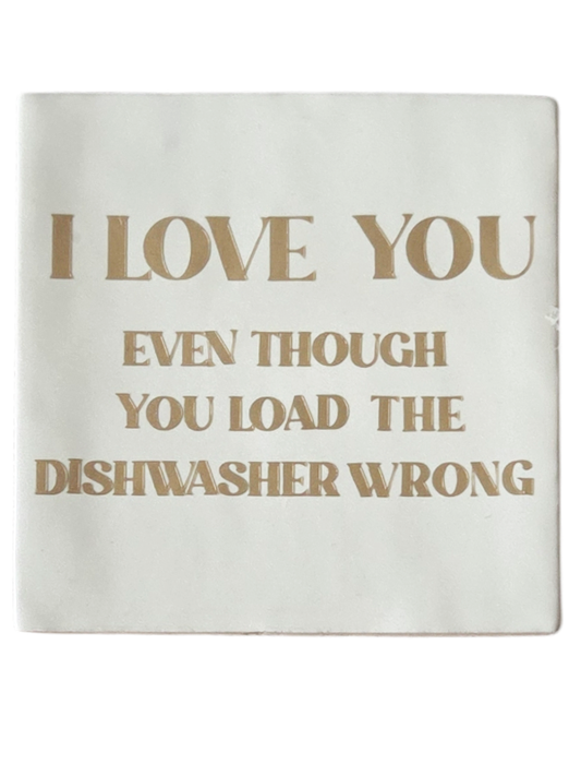 Azulejo - I love you (dishwasher)