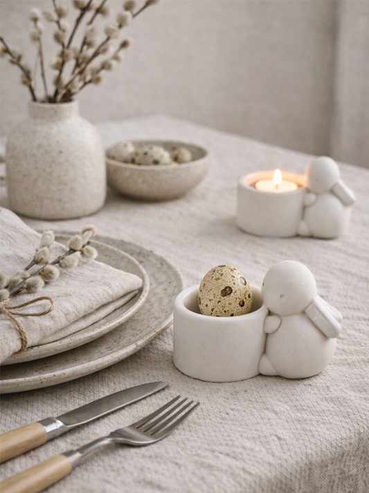 Pascua - Portavelas / Huevera Conejito