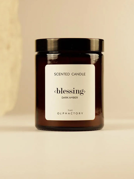 Vela Aromática Dark Amber | #Blessing by The Olphactory