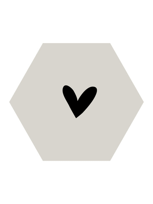 Tablero de Forex Just4You con forma de corazón hexagonal
