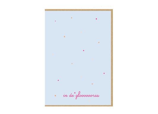 Tarjeta de felicitación – En la gloria