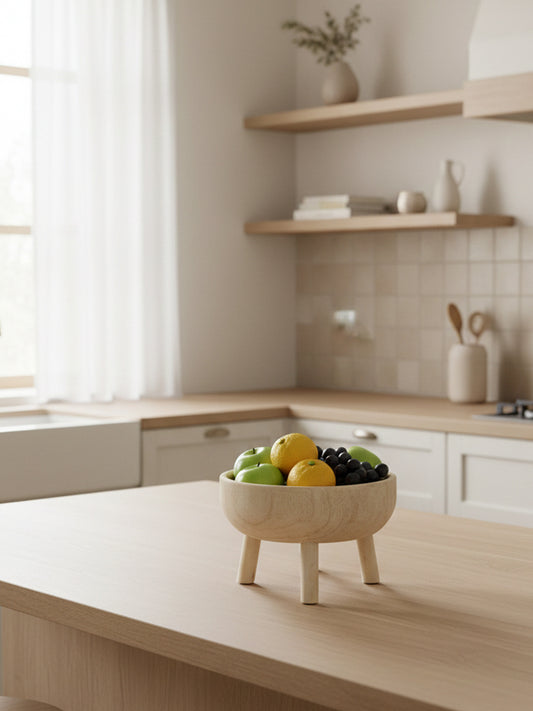 Cuenco J-Line sobre Trípode | paulownia wood