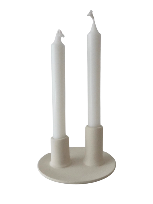 Candelabro Aliya | Cerámica Beige