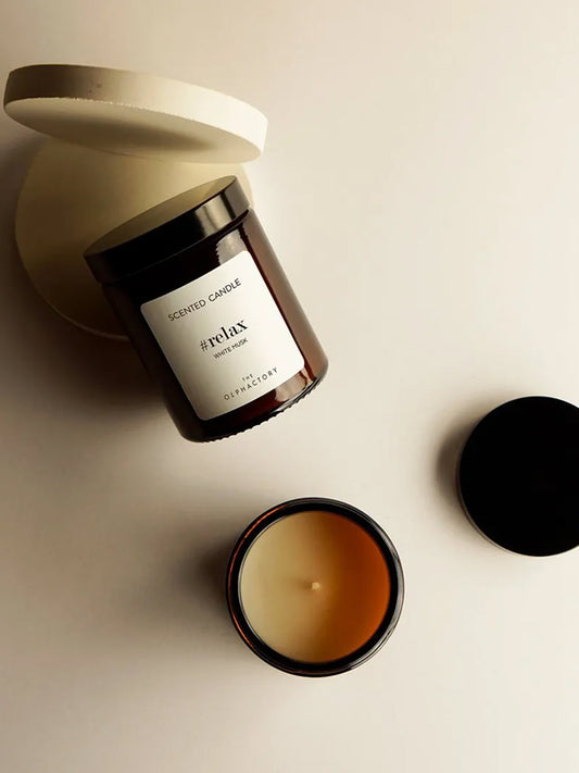 Vela Aromática White Musk | #Relax by The Olphactory
