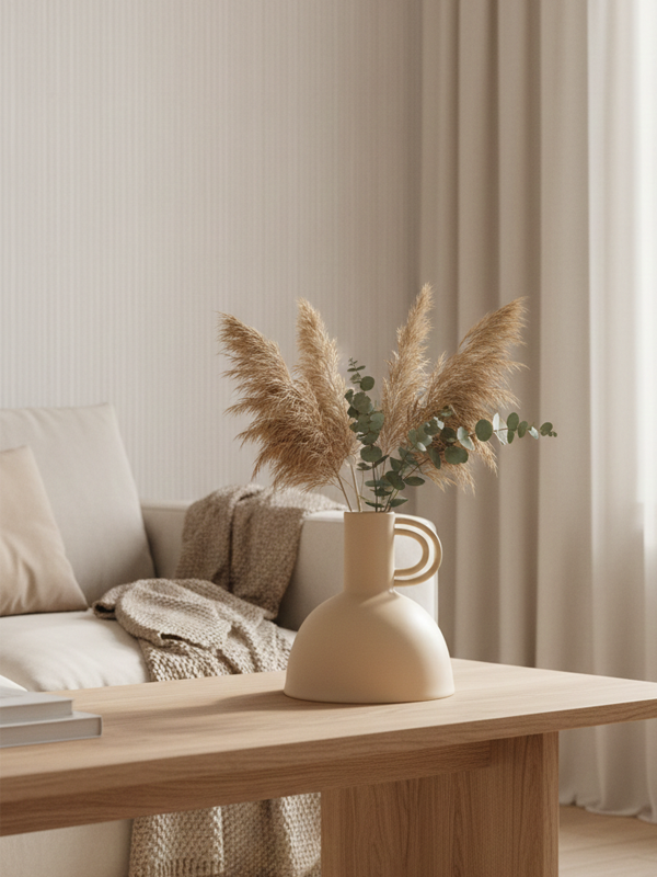 J-Line Florero Renaissance | beige ceramic