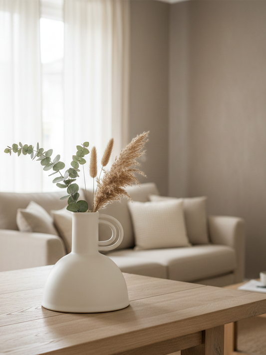 J-Line Florero Renaissance | matte white