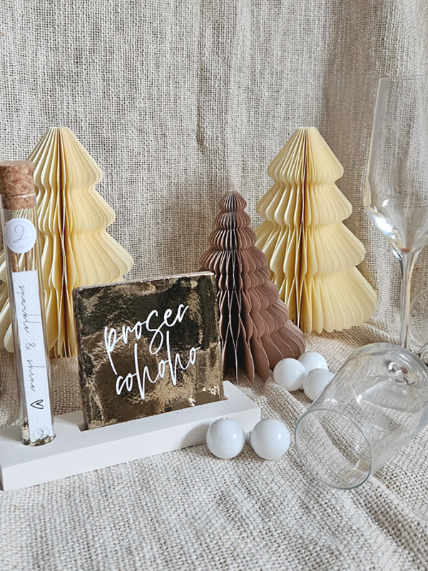 Azulejo “proseccohoho” – Dorado